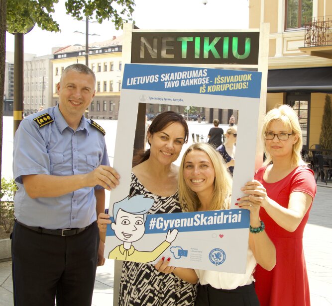 Akcija „Gyvenu skaidriai" Kaune
