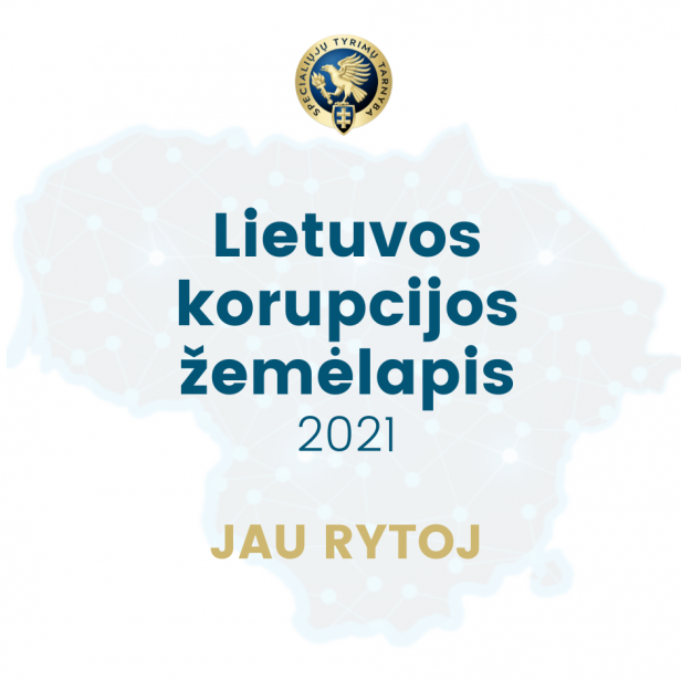 Kviečiame į nuotolinę spaudos konferenciją apie „Lietuvos korupcijos žemėlapis 2021“