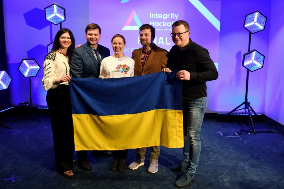 Winner of the international anti-corruption hackathon: team from Ukraine 