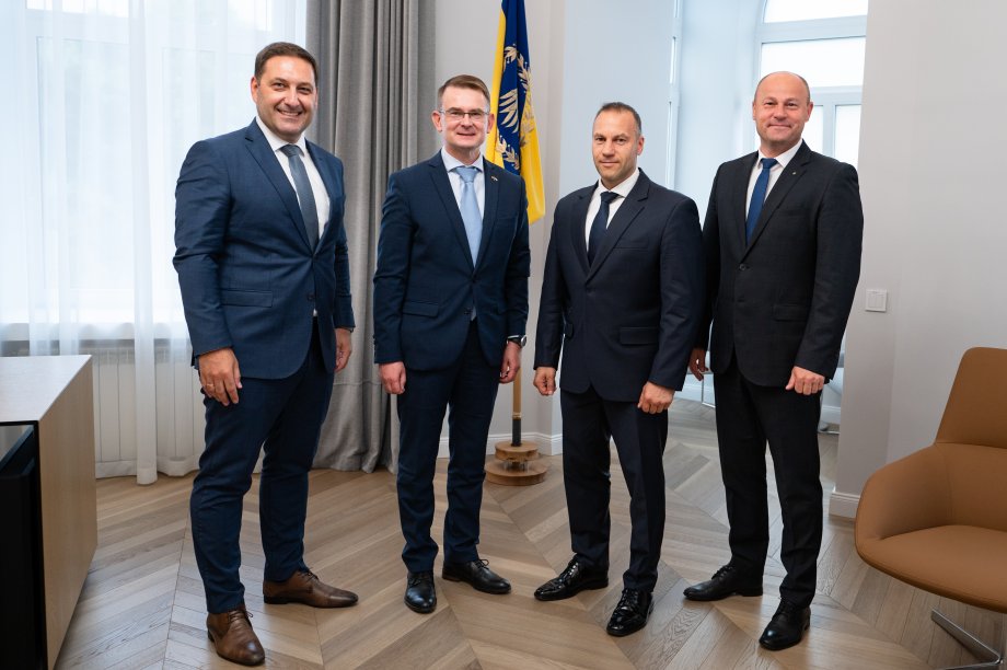 STT vadovybė su sveikatos apsaugos ministru Arūnu Dulkiu aptarė glaudesnį bendradarbiavimą