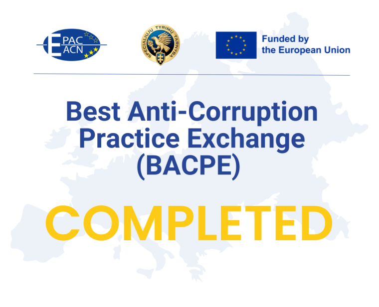 Completion of the EU-Funded International Project BACPE