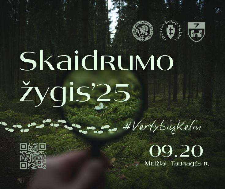 Skaidrumo žygis’25 kviečia žygiuoti vertybių keliu Tauragės rajone