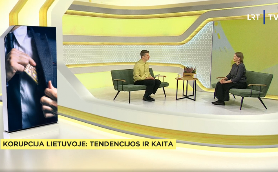 LRT laidoje pristatytas Nacionalinio korupcijos indekso tyrimas
