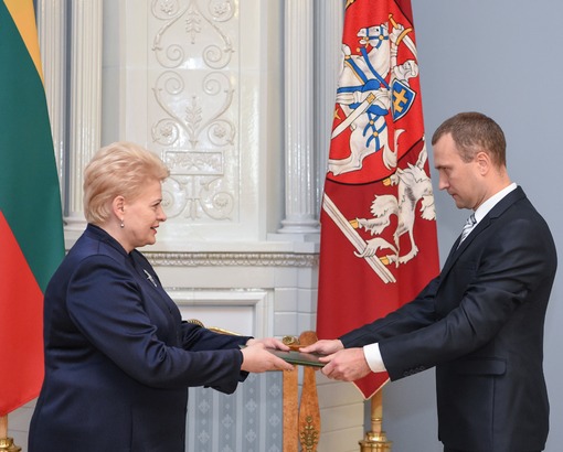 Egidijus Radzevičius prisiekė prezidentūroje