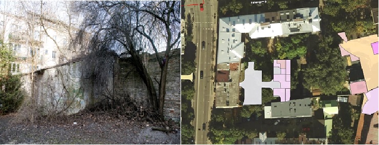 Dėl rekonstrukcijos sąvokos platumo ir kultūros paveldo tyrimo neapibrėžtumo, rekonstruojamas 31 m&sup2; statinys, esantis Pylimo g. 12, Vilniuje (nuotrauka kairėje), vystytojų ketinimu bus paverstas trijų kotedžų statiniu, kurio bendras plotas sieks 420 m&sup2;.