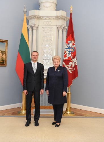Egidijus Radzevičius prisiekė prezidentūroje